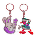 Keychain Pindah Keychain Pelancong Murah 3D PVC Rubber Keychain